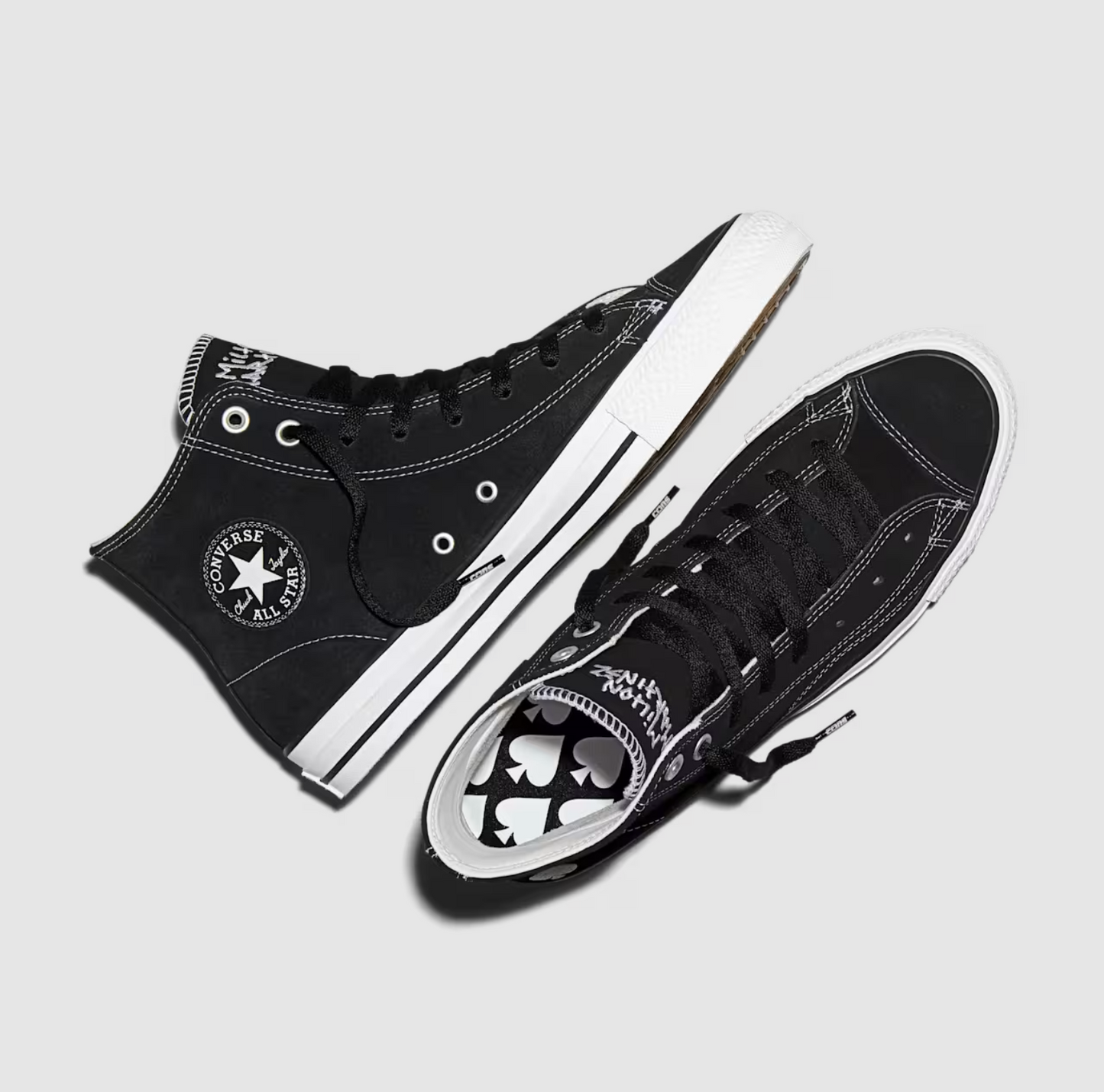 Converse CTAS Pro Hi Suede Milton: Black/White/Black