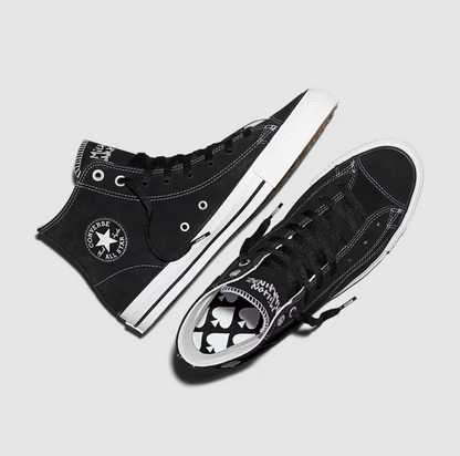 Converse CTAS Pro Hi Suede Milton: Black/White/Black