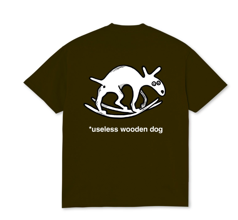 Polar Useless Wooden Dog Tee Chocolate