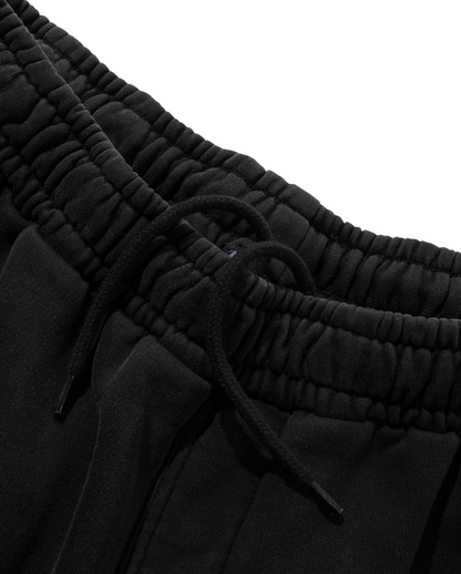 Butter Fleece Shorts Washed Black