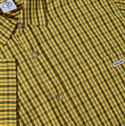 Polar Mitchell Shirt: Lemon/Black