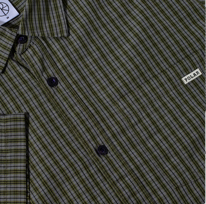 Polar Mitchell Shirt: Black/Green
