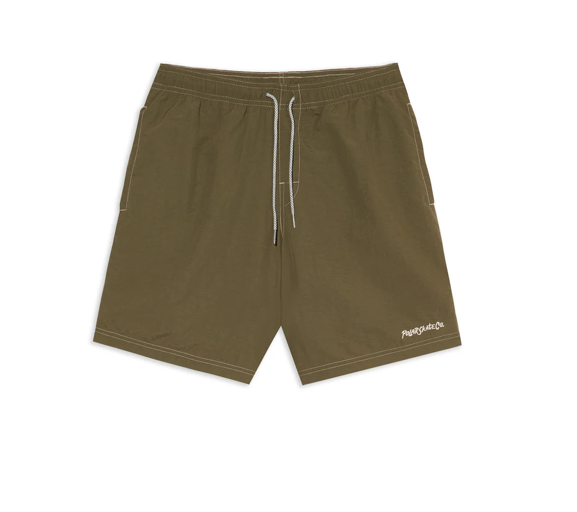 Polar Ziggy Swim Shorts Army Green
