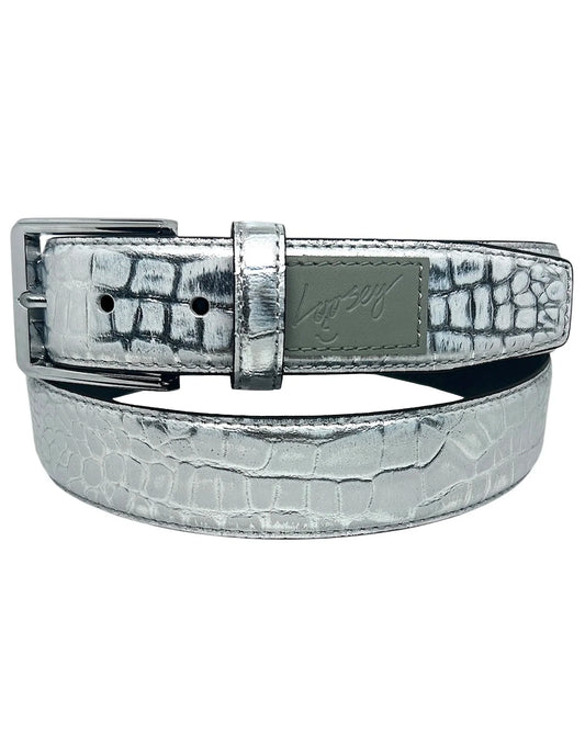 Loosey Silver Surfer Croc Belt