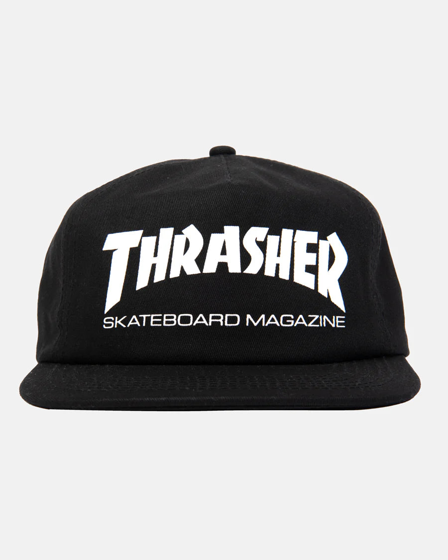 Thrasher Mag Logo Snapback Hat Black