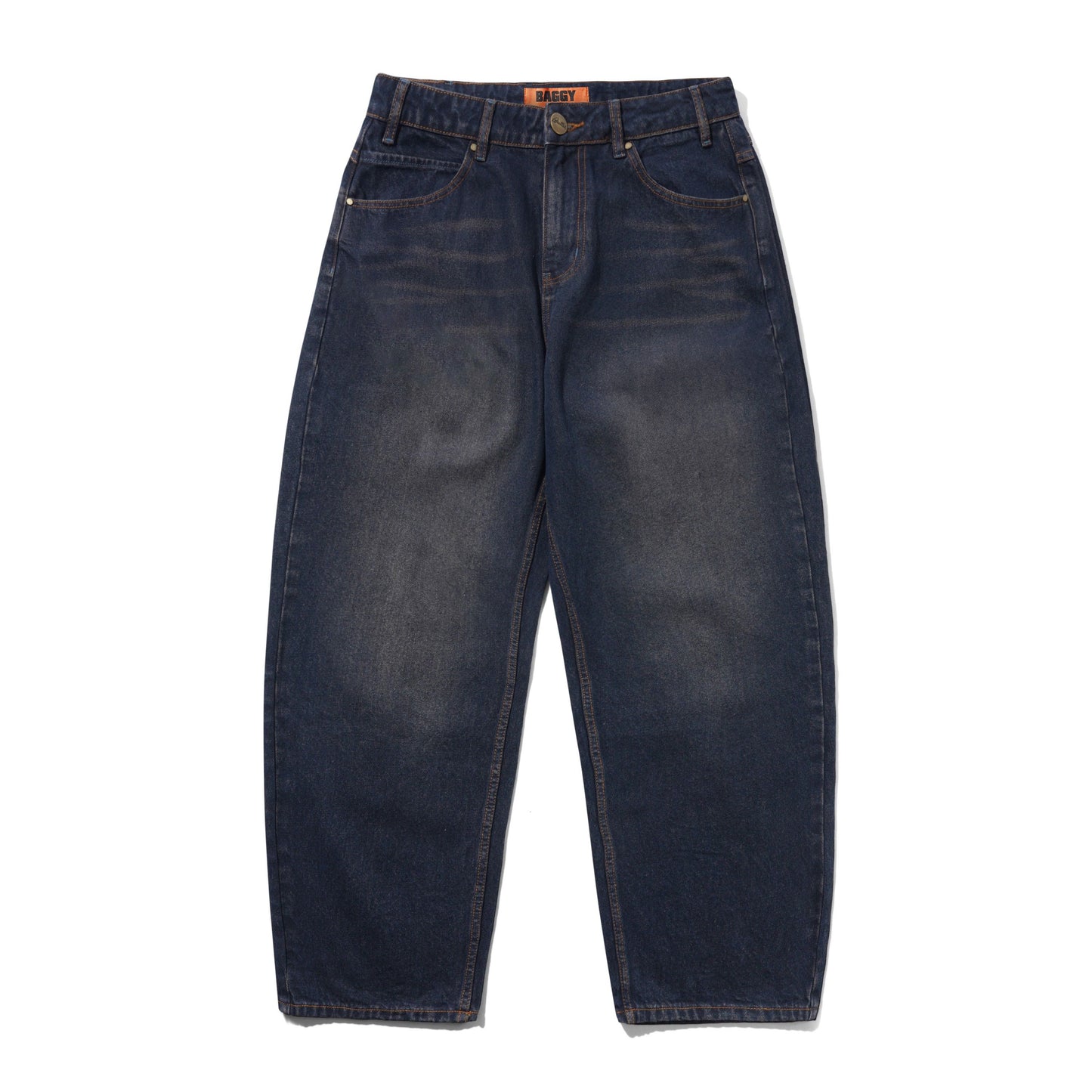 Butter Solar Fade Denim Jeans: Tinted Dark Indigo