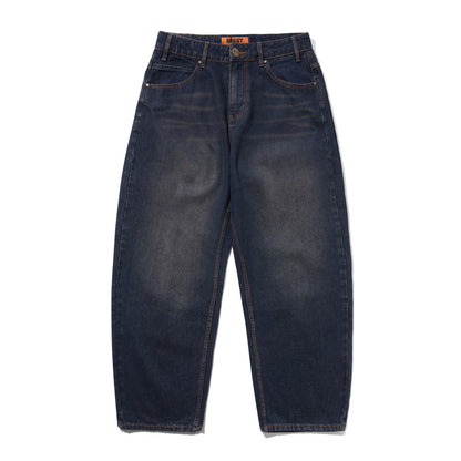Butter Solar Fade Denim Jeans: Tinted Dark Indigo