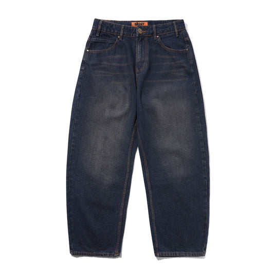 Butter Solar Fade Denim Jeans: Tinted Dark Indigo