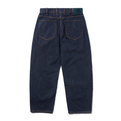 Butter Solar Fade Denim Jeans: Tinted Dark Indigo