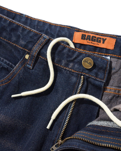 Butter Solar Fade Denim Jeans: Tinted Dark Indigo