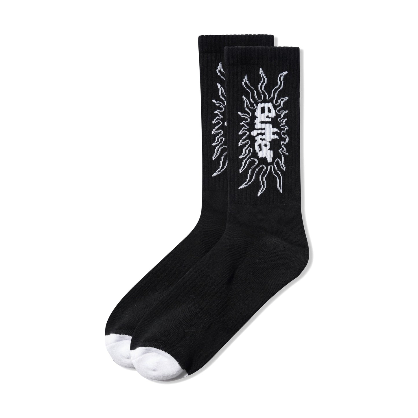 Butter Solar Socks: Black