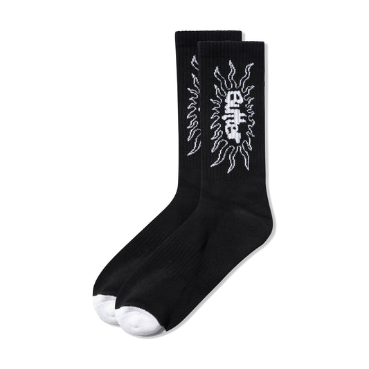Butter Solar Socks: Black