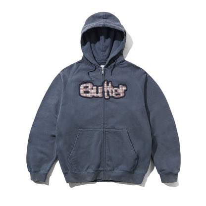 Butter Stretch Zip-Thru Hood Washed Navy