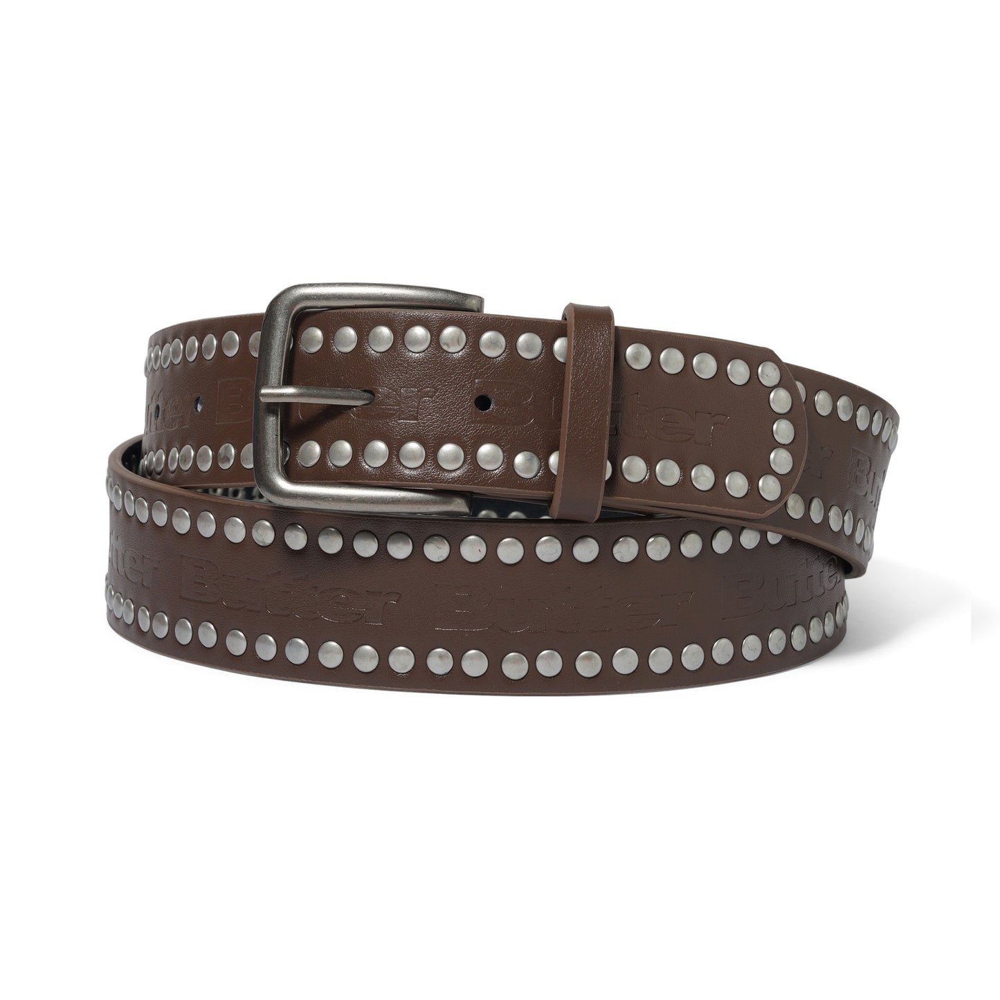Butter Studded Belt: Brown