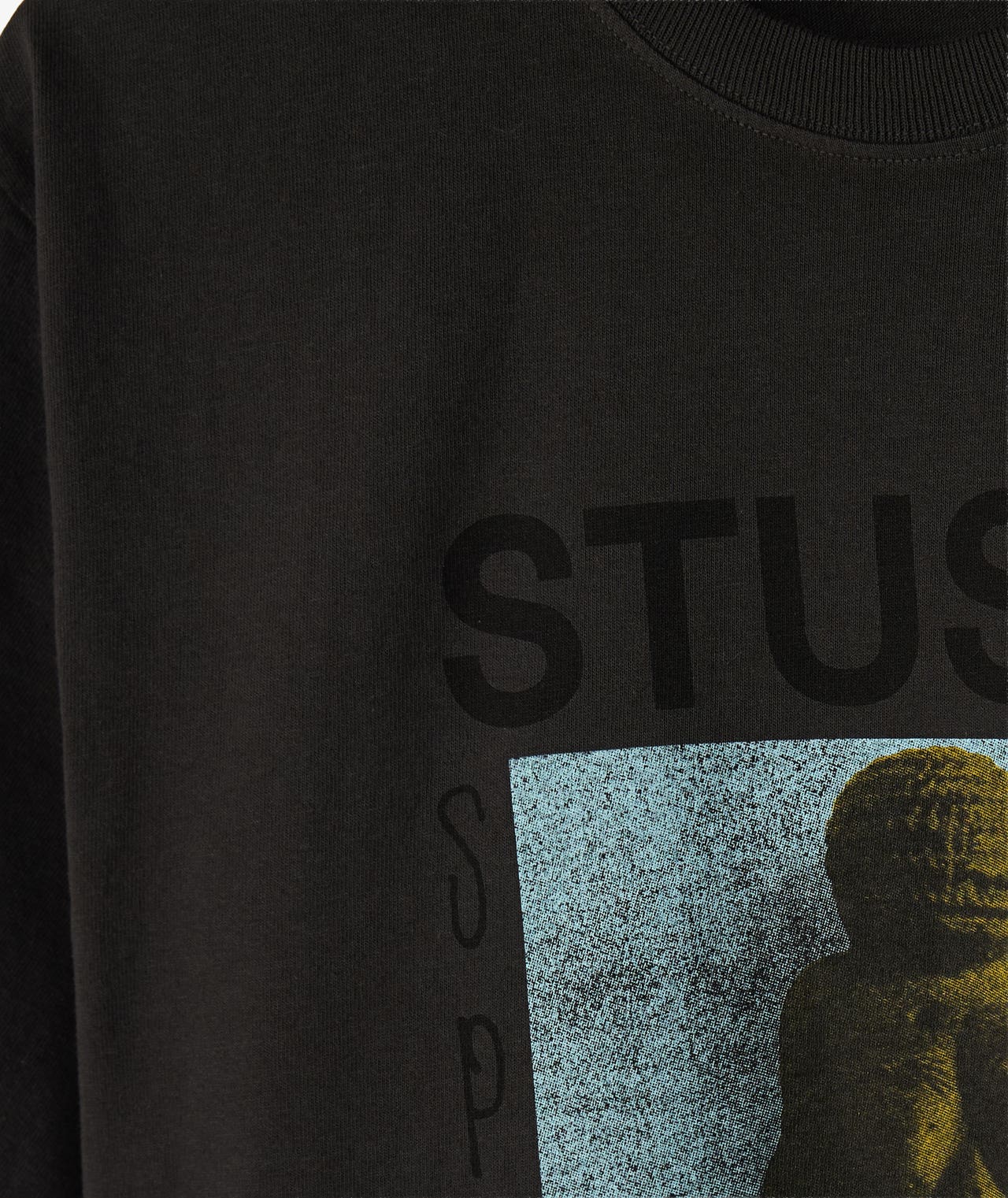 Stüssy Permanent Collection P.D. Tee: Faded Black