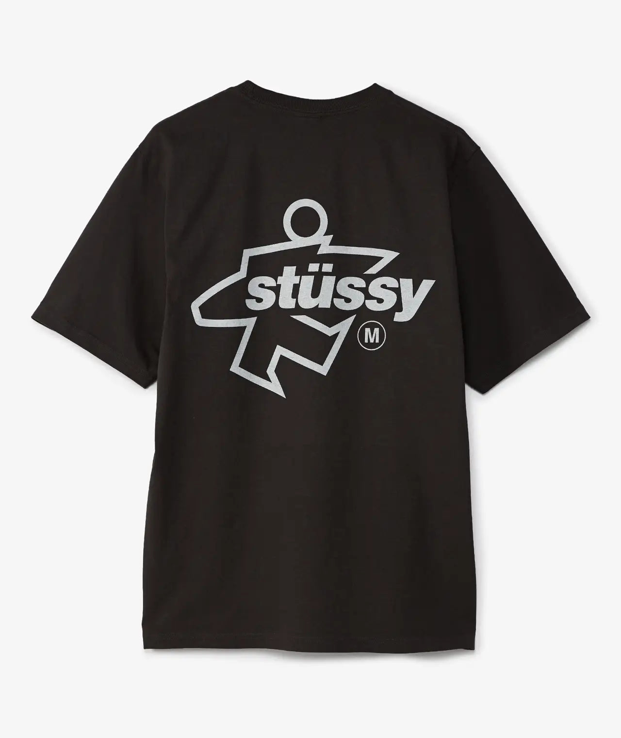 Stüssy Surf Size Pig. Dyed Tee: Faded Black