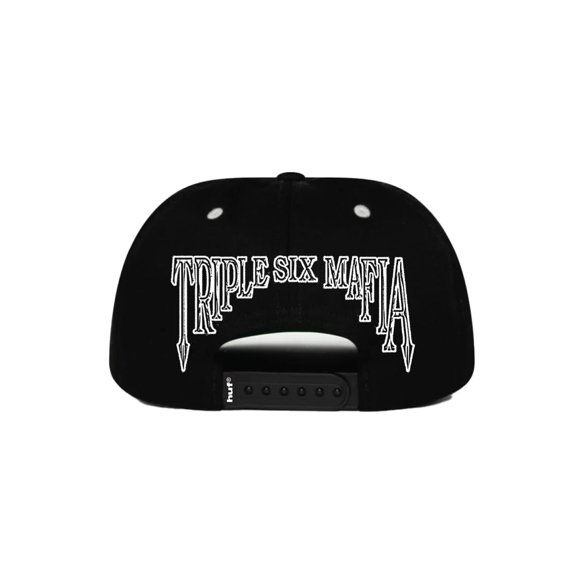 Huf X Three 6 Mafia Snapback Black
