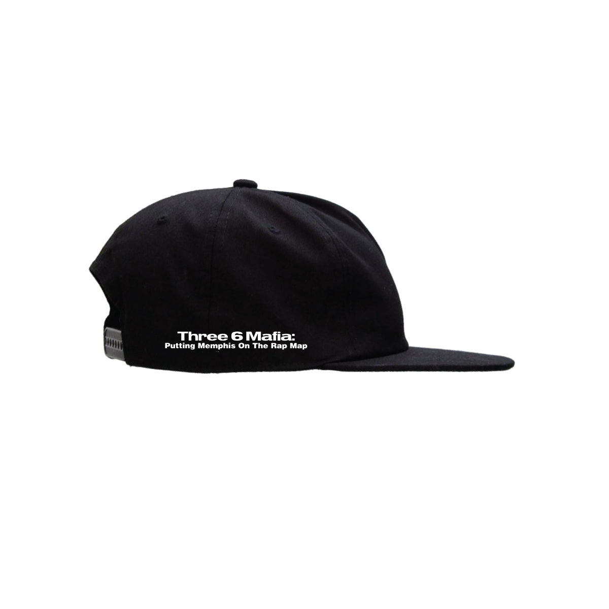 Huf X Three 6 Mafia Snapback Black
