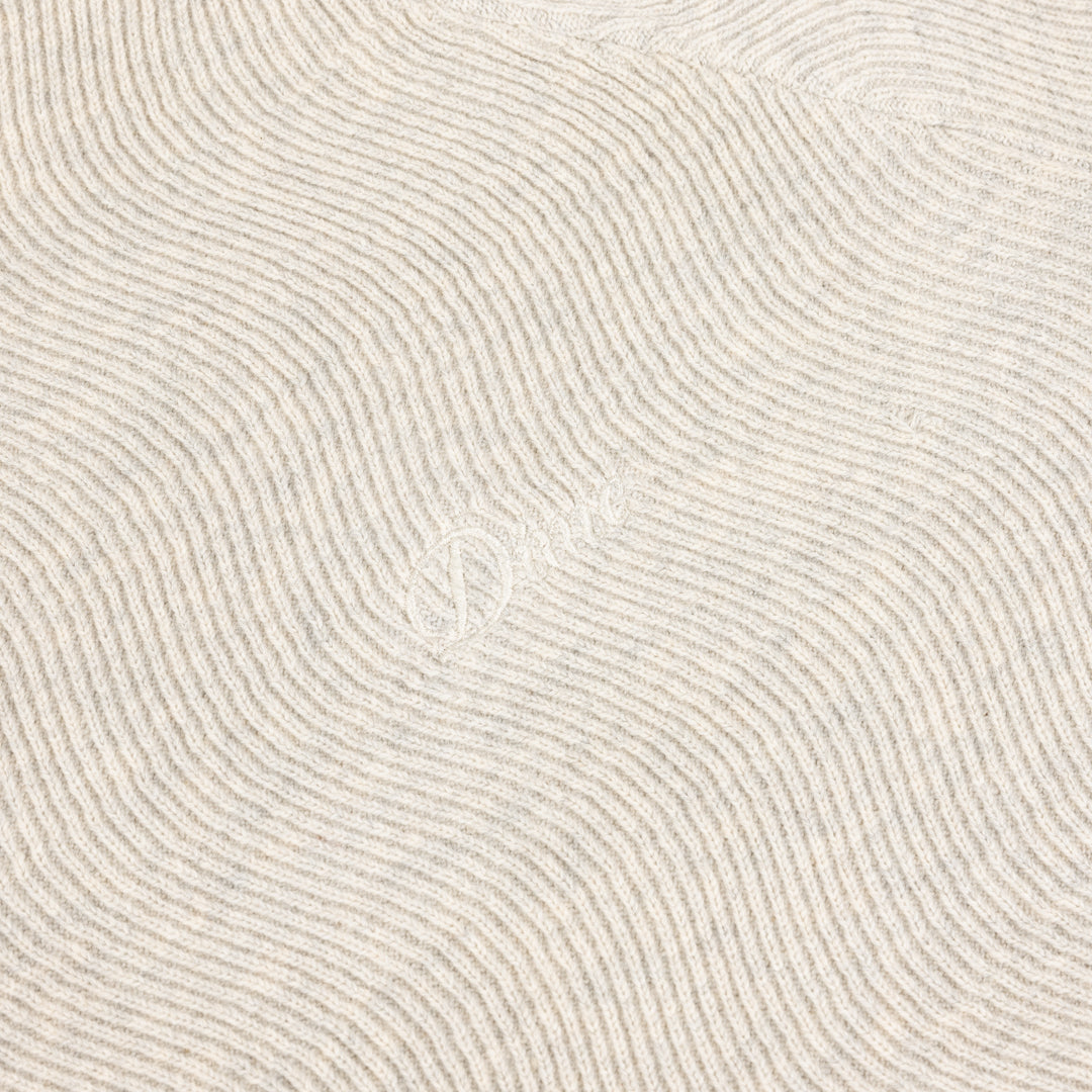 Dime Cable Knit Polo Oatmeal