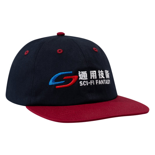 Sci-Fi Fantasy Transit Hat: Navy / Deep Red