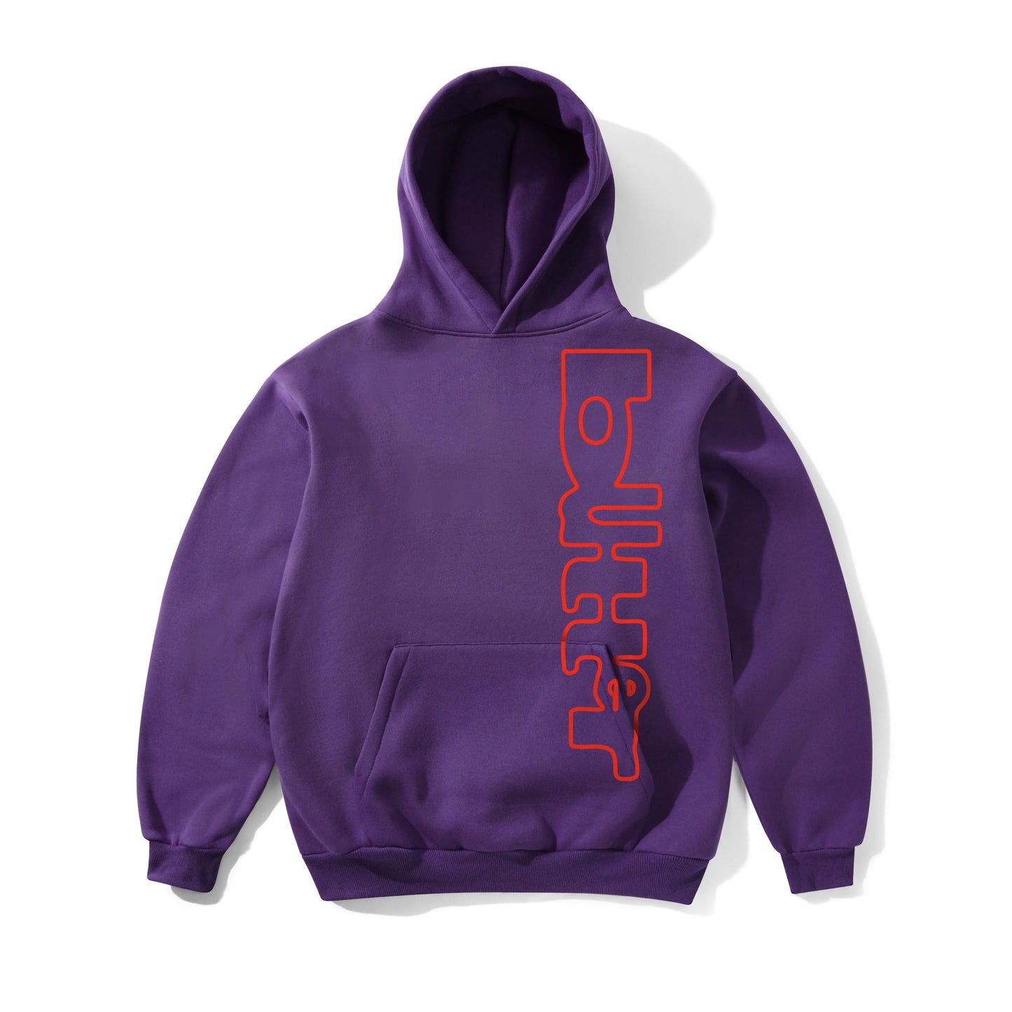 Butter Warped Pullover Hood Purple