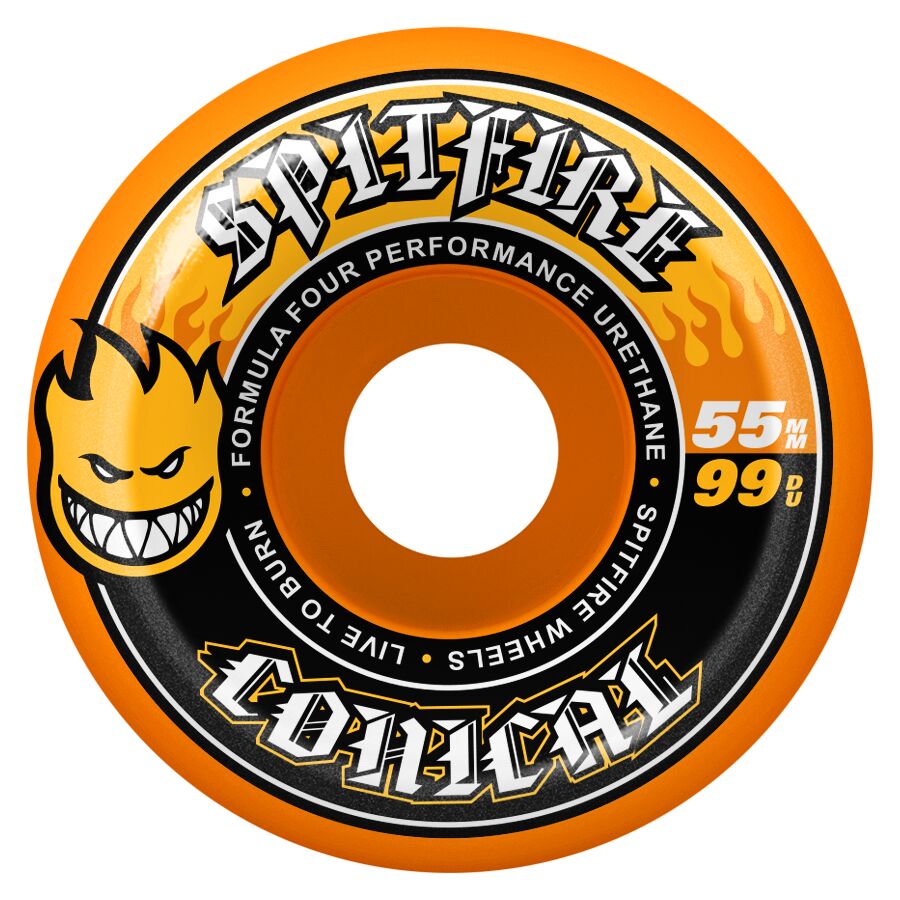 Spitfire Conical Orange F4 99 55MM
