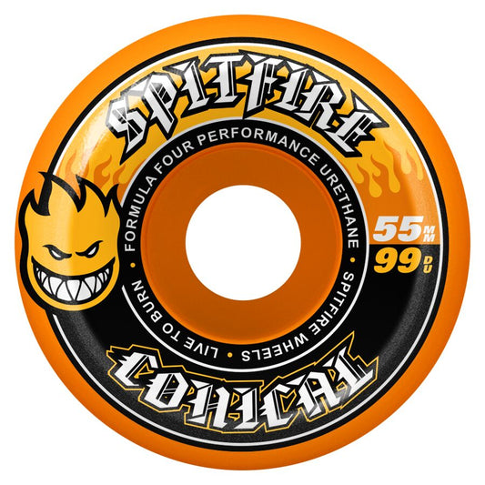 Spitfire Conical Orange F4 99 55MM