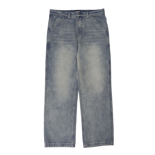 Pass-Port Workers Club Straight Leg Jean: Faded Wash Grey