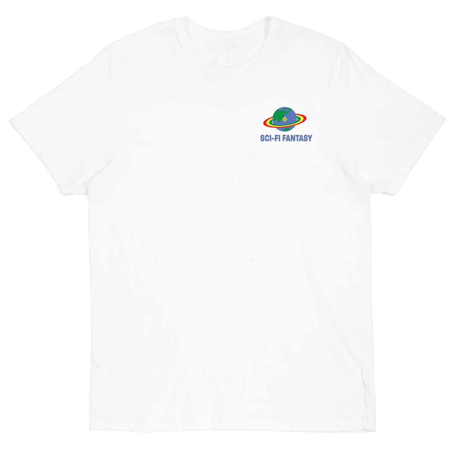 Sci-Fi Fantasy Zen Meditation Tee White