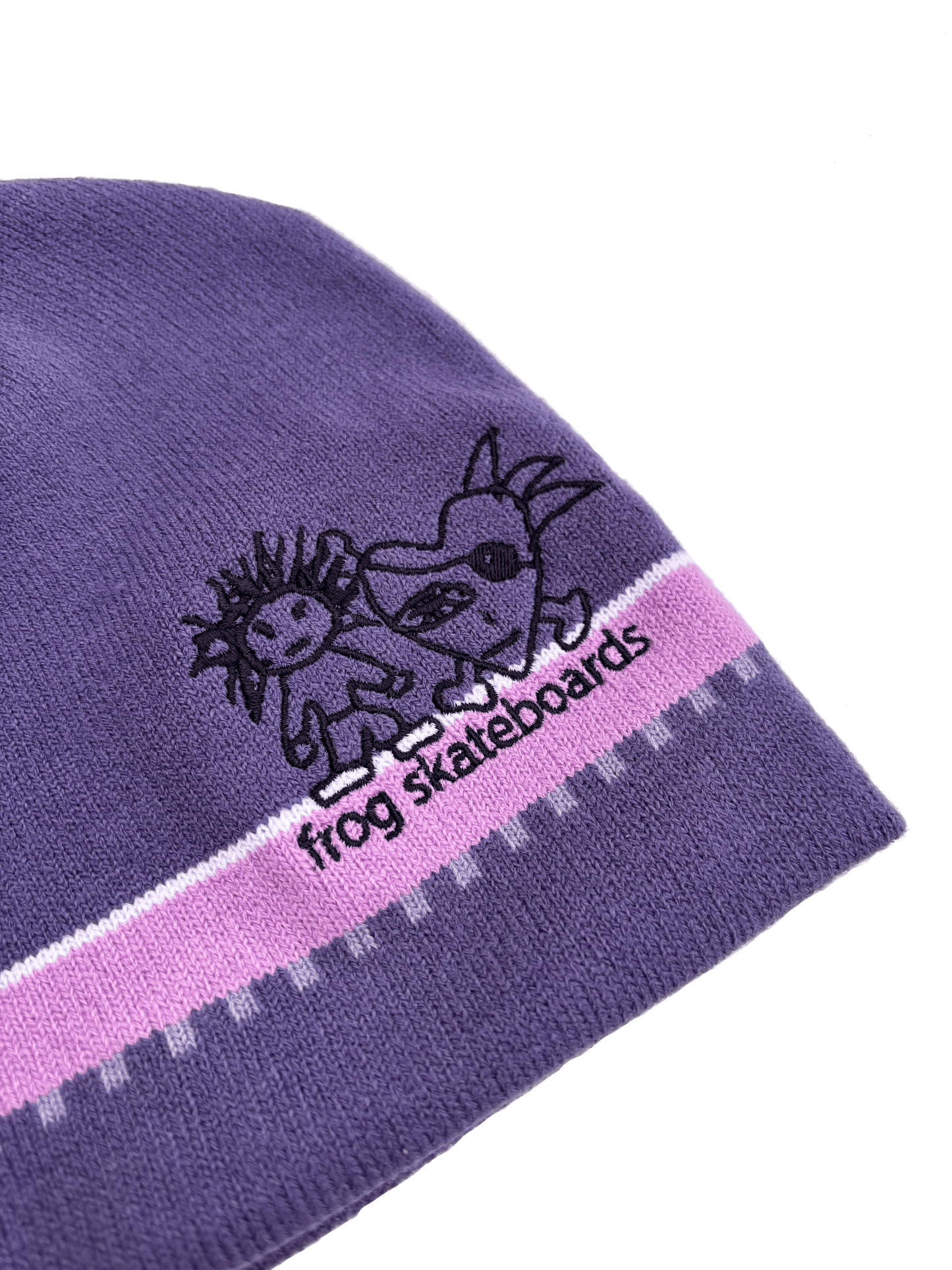 Frog Pirate Beanie Purple