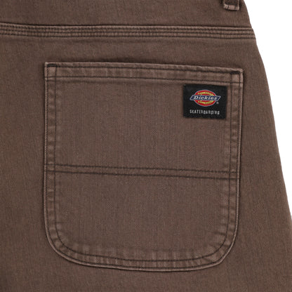 Dickies Pant J84 Skateboarding Wingville Denim: Brown Tint Wash