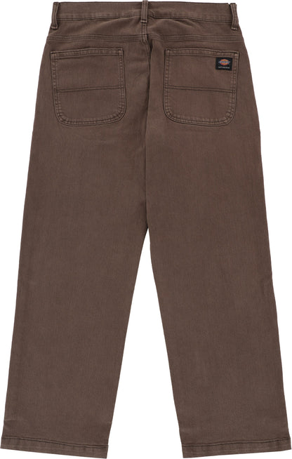 Dickies Pant J84 Skateboarding Wingville Denim: Brown Tint Wash