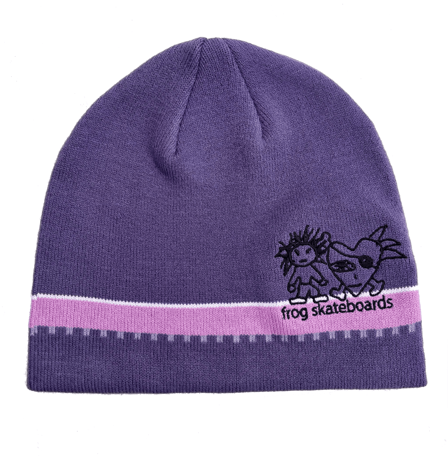Frog Pirate Beanie Purple