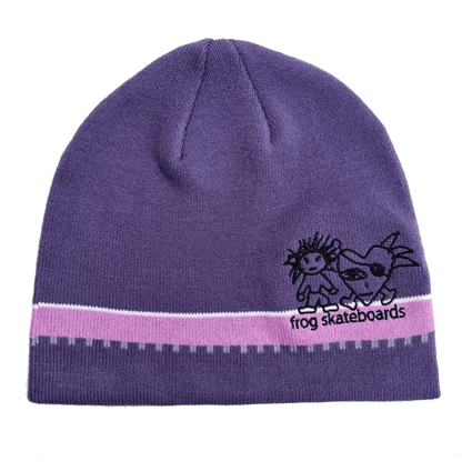Frog Pirate Beanie Purple