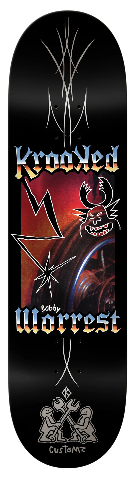 Krooked Worrest Chrome Zone: 8.3 TWIN TAIL SLICK