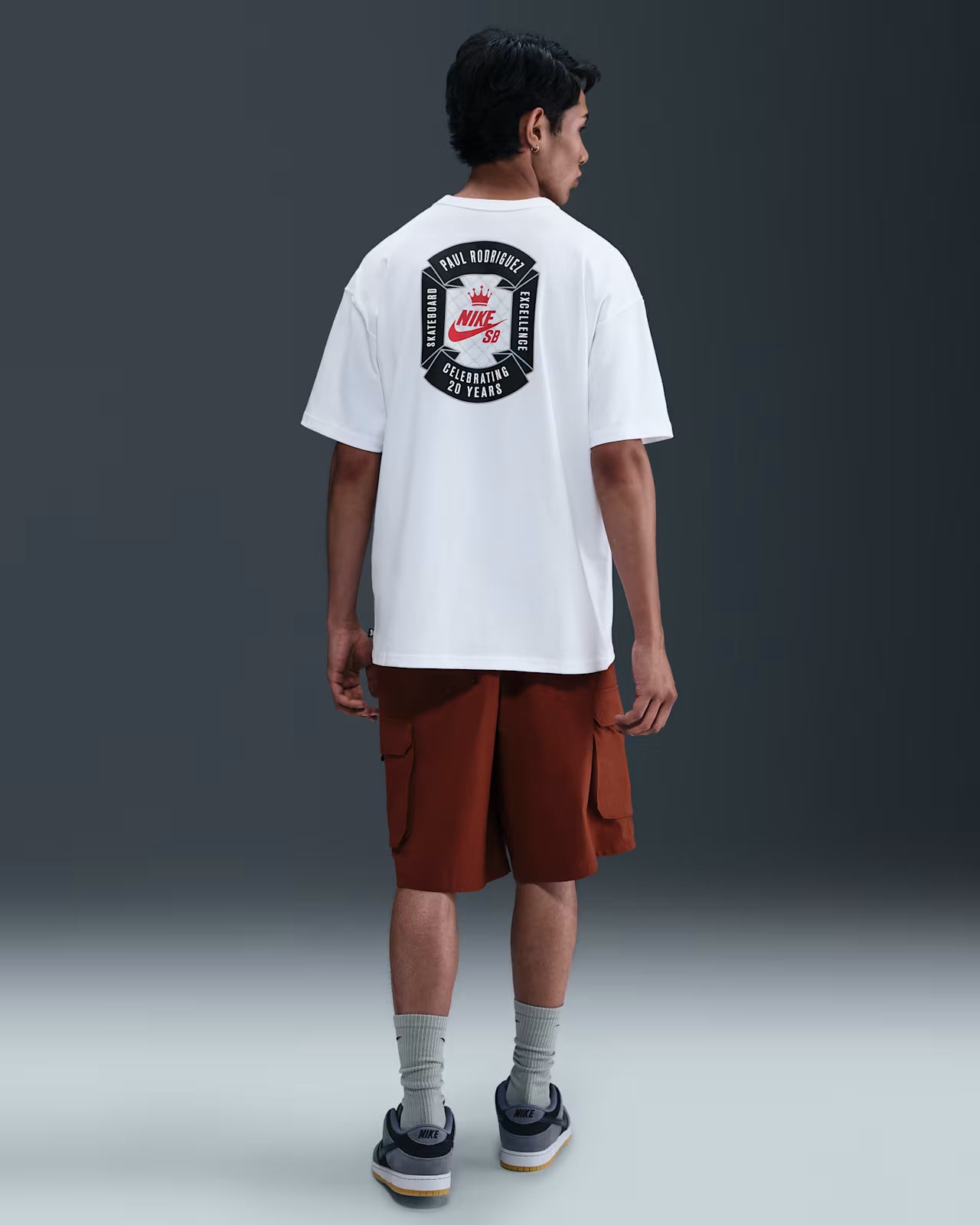 Nike SB Paul Rodriguez Men's Max90 Skate Tee White