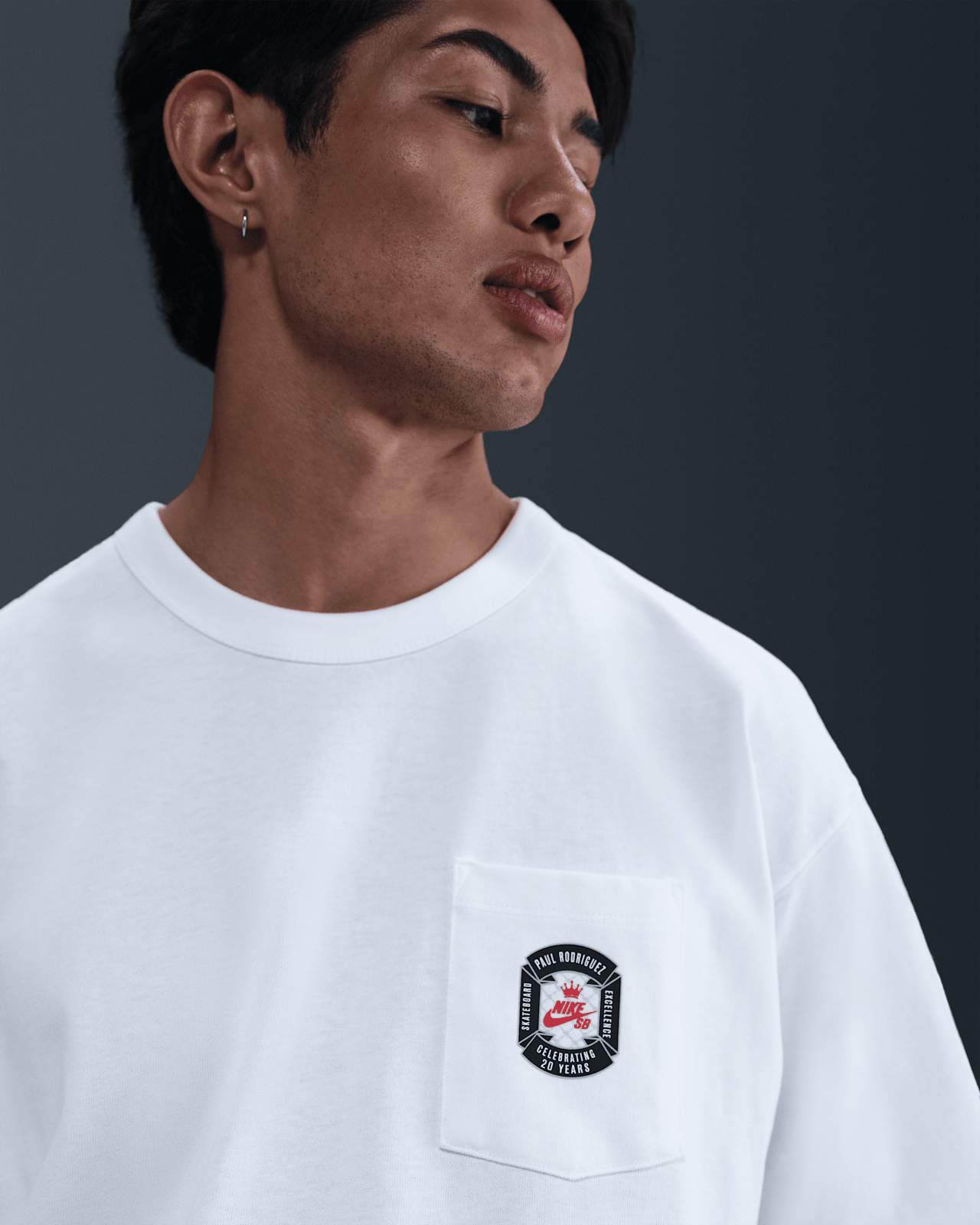 Nike SB Paul Rodriguez Men's Max90 Skate Tee White