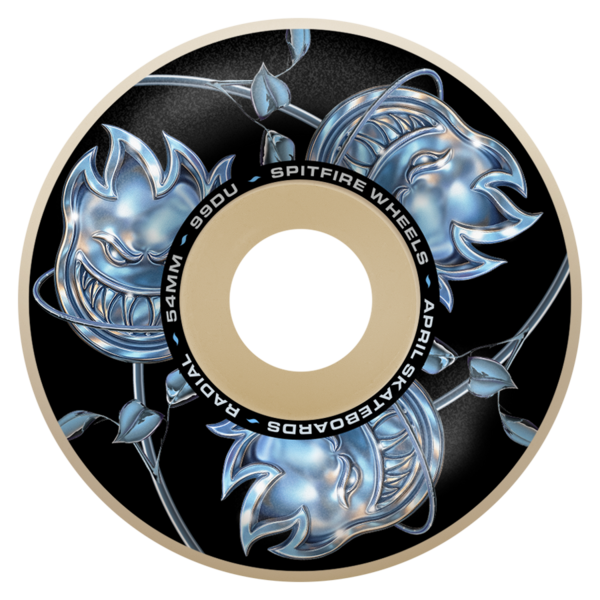 Spitfire X April Chrome Rose Bighead Radials F4 99 56MM