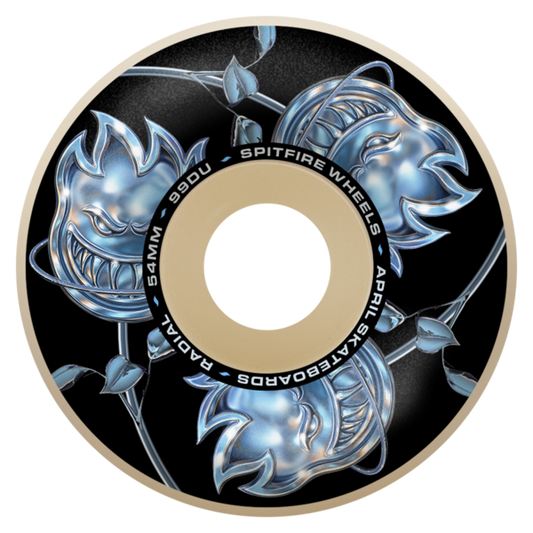 Spitfire X April Chrome Rose Bighead Radials F4 99 56MM