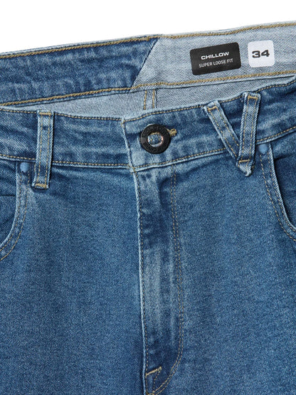 Volcom Chillow Denim Jeans: Deep River Blues