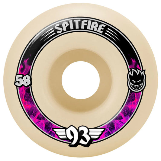 Spitfire F4 93du Radials Natural: 58MM (Purple)