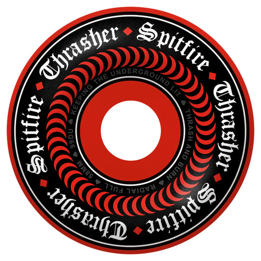 Spitfire F4 99A 58MM Radial Full Thrasher Oath RED