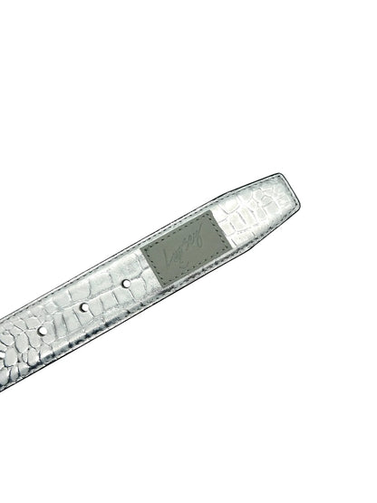 Loosey Silver Surfer Croc Belt
