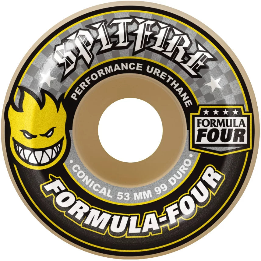 Spitfire F4 Conical Yellow Print 99du: Assorted Sizes