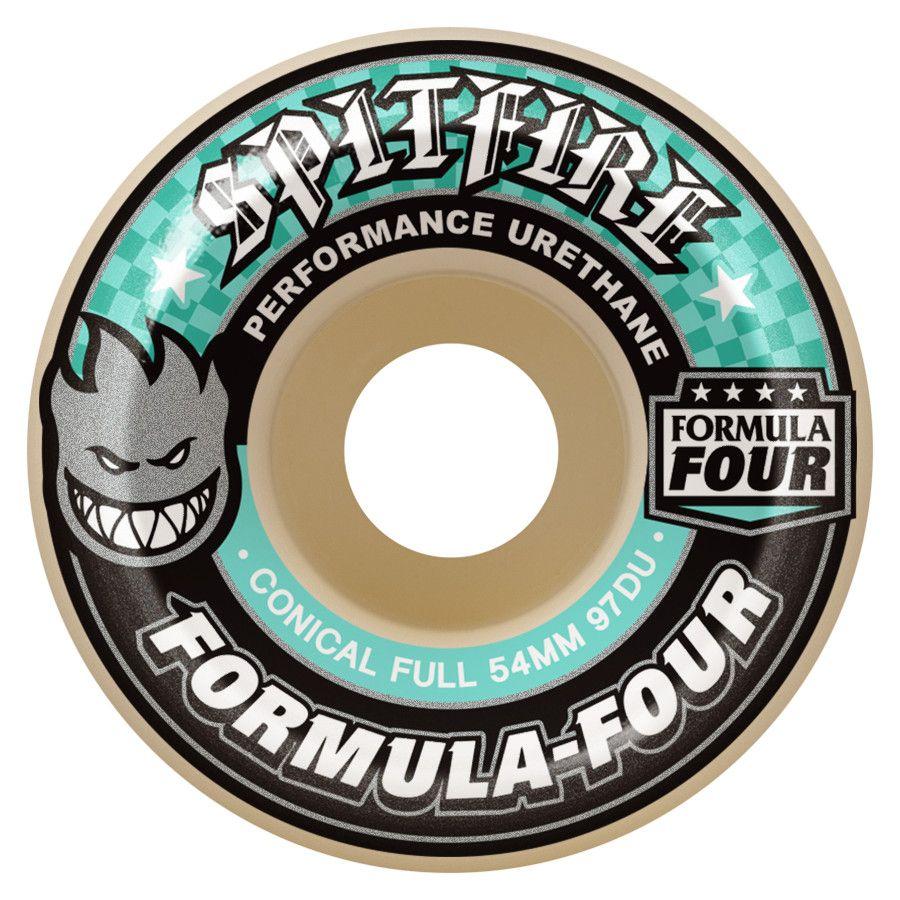 Spitfire F4 Conical Full Teal Print 97du: Assorted Sizes